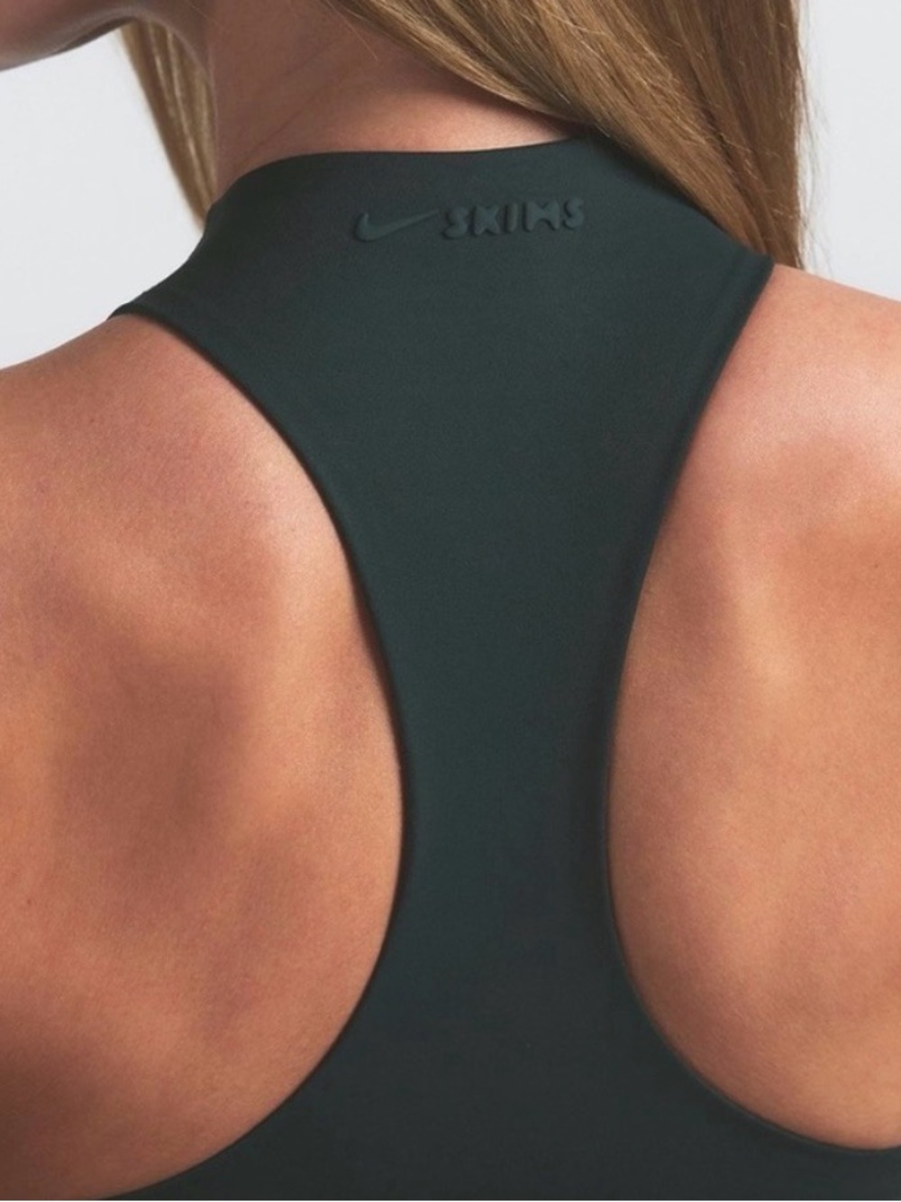 Skims Nike athletic top dark teal